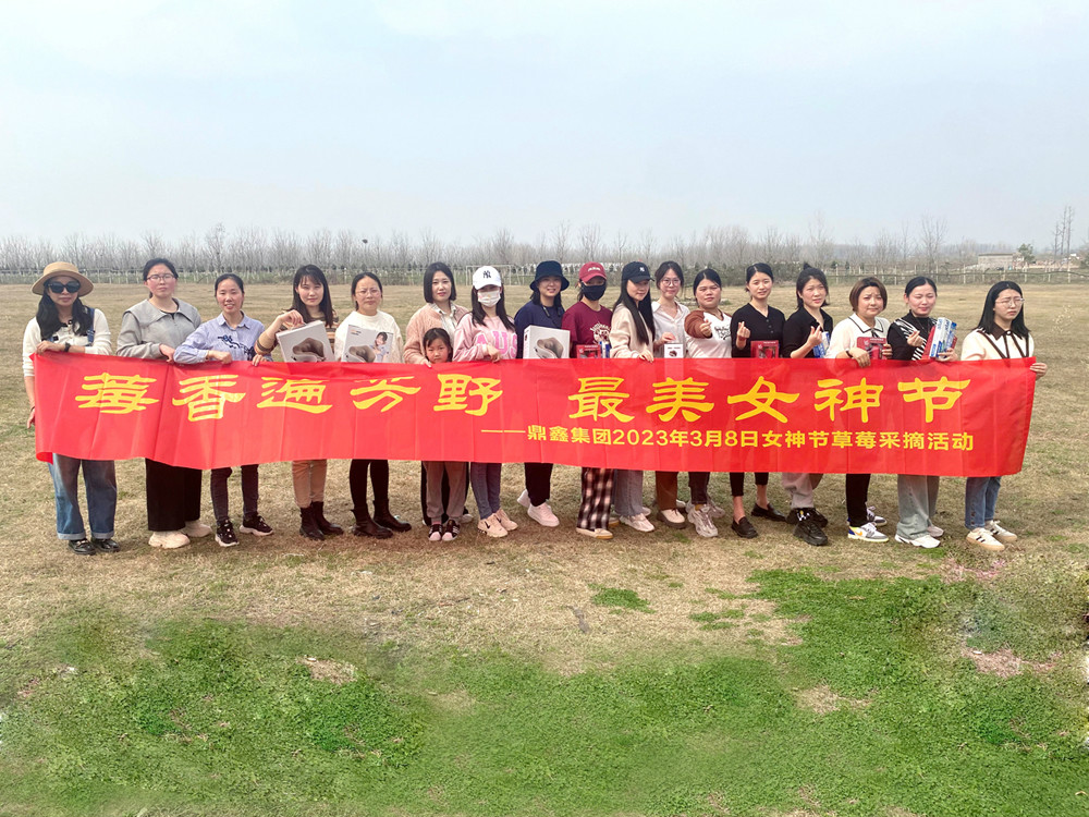 莓香遍芳野  最美女神節(jié)——鼎鑫集團(tuán)3.8女神節(jié)草莓采摘活動(dòng)報(bào)道